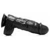 Master Cock Giant Black 10.5-Inch Dong - Realistic PVC Dildo for Intense Pleasure - Model MC-GB10.5 - Male/Female - Anal Stimulation - Black - Adult Naughty Store