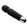 Deep Velvet 18X Silicone Massage Wand Black - The Ultimate Pleasure Companion for Intense Sensations - Adult Naughty Store