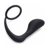 XR Brands Explorer II Prostate Stimulator & Cock Ring Black - Intense Pleasure for Men's Prostate and Erection Enhancement - Adult Naughty Store