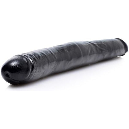 Introducing the SensaPleasure Realistic 17.5 Inches Double Dong Black - Model D17B