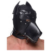 XR Brands Master Series Kanine Kollection Muzzled Universal BDSM Hood Removable Muzzle Black - Adult Naughty Store