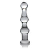 Introducing the Mammoth 3 Bumps Glass Dildo Clear - The Ultimate Pleasure Exploration for All Genders and Sensual Delights! - Adult Naughty Store