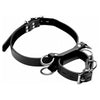 Introducing the Exquisite Pleasure Frog Tie Kneeling Bondage Restraint System - Model FT-5000B for Enhanced Intimacy and Exploration - Unisex - Thigh and Ankle Cuffs - Black - Adult Naughty Store