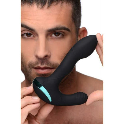 Introducing the Maverick Rotating Vibrating Prostate Stimulator Black: The Ultimate Pleasure Machine for Men
