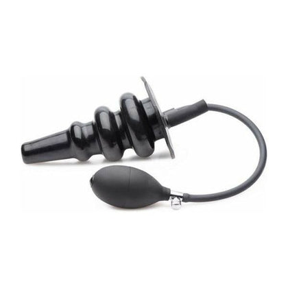 Introducing the SensaPump Black Inflatable Enema Butt Plug - Model SP-5000: Unleash Ultimate Pleasure and Hygiene
