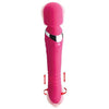 Luxurious Pleasure Co. X123 Ultra Thrusting and Vibrating Silicone Wand - Dual Stimulation - Pink - Adult Naughty Store