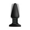 Rimmers Model R Smooth Rimming Plug With Remote - Premium Silicone Anal Pleasure Toy for Him and Her (Black) - Adult Naughty Store