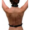 Elegant Pleasure: Leather Female Chest Harness - Model X1 - Black - Adult Naughty Store