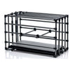 Masterful Pleasure Kennel Adjustable Puppy Cage with Padded Board - Model KAPC-001 - Unisex - Versatile Pleasure - Black - Adult Naughty Store