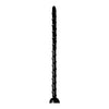 Introducing the Hosed 18 Inches Swirl Thin Anal Snake Black: A Sensational Delight for Deep Pleasure! - Adult Naughty Store