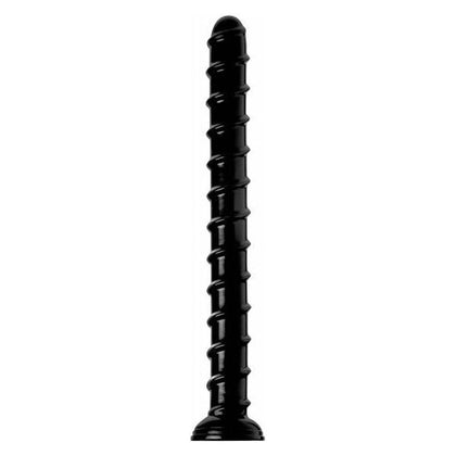 Introducing the Hosed 18 Inches Swirl Thick Anal Snake Probe - Model HS-18ASP-BLK: A Sensational Black Anal Toy for Unparalleled Pleasure