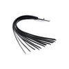 Extreme Twilight Flogger Silicone Estim Attachment - The Ultimate Electrosex Experience for Intense Pleasure - Model XE-4000 - Unisex - Exquisite Sensations for BDSM Play - Black - Adult Naughty Store