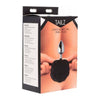 Onyx Bunny Tail Anal Plug - Model BTP-001 - Unisex - Pleasure for the Backdoor - Black