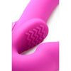 Evoke Super Charged Vibrating Strapless Strap-On - Model X1 - Pink - For Ultimate Dual Pleasure - Adult Naughty Store