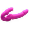 Evoke Super Charged Vibrating Strapless Strap-On - Model X1 - Pink - For Ultimate Dual Pleasure - Adult Naughty Store