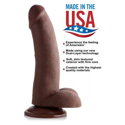 USA Cocks Ultra Real Dual Layer Suction Cup Dildo - Model X8: Dark Skin Tone

Introducing the USA Cocks Ultra Real Dual Layer Suction Cup Dildo - Model X8: Dark Skin Tone - The Ultimate Pleas - Adult Naughty Store