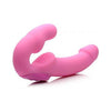 Introducing the Urge Silicone Strapless Strap On Vibrating with Remote - Pink: The Ultimate Couples Pleasure Experience - Adult Naughty Store