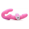 Introducing the Urge Silicone Strapless Strap On Vibrating with Remote - Pink: The Ultimate Couples Pleasure Experience - Adult Naughty Store