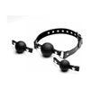 Strict Interchangeable Silicone Ball Gag Set Black - The Ultimate Pleasure Experience for All Genders - Adult Naughty Store