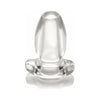 Introducing the Clear Hollow Anal Plug Small by PleasureMax - Model PH-3001: The Ultimate Transparent Pleasure for Anal Beginners - Adult Naughty Store