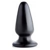 Introducing the Gigantor XXXL Tapered Butt Plug Black - The Ultimate Anal Challenge for Adventurous Enthusiasts - Adult Naughty Store