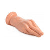 Introducing the SensaPleasure Stuffer Fisting Life Size Hand Dildo - Model X1B, Unisex, Pleasure for Vaginal and Anal Play - Beige - Adult Naughty Store