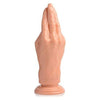 Introducing the SensaPleasure Stuffer Fisting Life Size Hand Dildo - Model X1B, Unisex, Pleasure for Vaginal and Anal Play - Beige - Adult Naughty Store