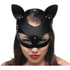 Bad Kitten Leather Cat Mask - Black O-S: Sensual Leather Cat Mask for Women - Model BKLM-001 - Enhance Pleasure and Playfulness - One Size