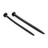 Introducing the SensaSilk™ Black Silicone Urethral Sounds - Hardware Nail & Screw Set: Model US-2021 - Adult Naughty Store