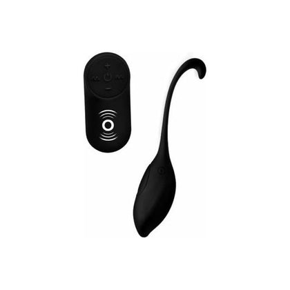 SensaSilk™ V-3000X Silicone Vibrating Egg with Remote Control - Ultimate Pleasure for All Genders, Internal and External Stimulation, Sleek Black - Adult Naughty Store