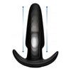 Thump It! Kinetic Thumping 7X Medium Anal Plug - Model K7XMP-BLK (Black) - Adult Naughty Store