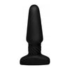 Rimmers Slim R Smooth Rimming Plug With Remote Control - The Ultimate Anal Pleasure Experience for All Genders in Sensational Black