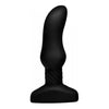 Rimmers Slim M Curved Rimming Plug With Remote Control - Premium Silicone Anal Massager for Men and Women - Model M-01 - Black