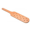 Beech Wood Corporal Punishment Paddle - Model W17.75 - For Enhanced Sensations During Discipline - Brown - Adult Naughty Store