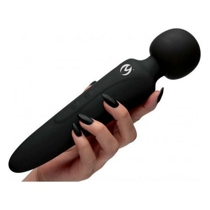 Thunderstick Premium X9 Silicone Wand Massager - Ultra Powerful, All Genders, Intense Pleasure, Black - Adult Naughty Store