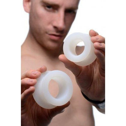 Stretch Master 2 Piece Training Silicone Ass Grommet Set: The Ultimate Anal Training Kit for Intense Pleasure and Exploration