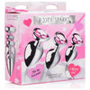 Booty Sparks Pink Heart Gem Anal Plug Set - Model BSGAP-001 - For All Genders - Pleasure for the Derriere - Pink