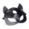 Naughty Kitty Cat Mask Black O-S: Seductive Vegan Leather Fetish Mask for Women - Model NKCM-001 - Enhance Sensual Play and Explore Your Wild Side - One Size Fits Most - Adult Naughty Store