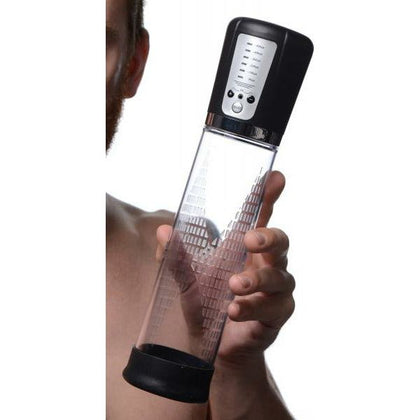 Pumping Master Multi-Power Suction Penis Pump - The Ultimate Rechargeable Pleasure Enhancer for Men - Model PM-5000 - Intense Sensations, Unleashed Power - Clear - Adult Naughty Store