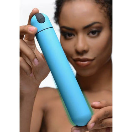 Bang XL Bullet Vibrator Blue - Powerful Rechargeable Pleasure Toy for Intense Internal and External Stimulation - Model BV-500 - Unisex - Versatile Pleasure for Every Desire