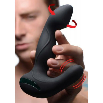 Mega Maverick 10x Rotating Vibrating Prostate Stimulator - Model MM10X - Male Anal Pleasure - Black