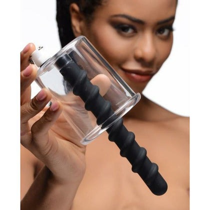 Introducing the Rosebud Driller Cylinder with Silicone Swirl Inset: The Ultimate Anal Enhancement Experience