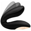 Wondervibes Bendable Silicone Vibrator - Model 7x Black - Ultimate Pleasure for All Genders - Adult Naughty Store