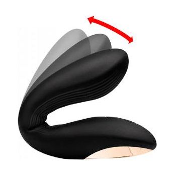 Wondervibes Bendable Silicone Vibrator - Model 7x Black - Ultimate Pleasure for All Genders