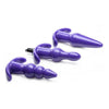 Deluxe Pleasure Plug Set - Thrill Trio Anal Plug Set Purple (Model TTP-001) - Unisex Anal Play Kit - Adult Naughty Store