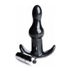 Introducing the SensaPleasure BVP-500 Vibrating Anal Plug for All Genders - Ultimate Pleasure in Black - Adult Naughty Store