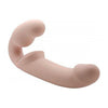 Evoke Ergo Fit Inflatable & Vibrating Strapless Strap-On - Model EK-10X, Beige - Pleasure for All Genders, Intense Stimulation for Vaginal and P-Spot - Adult Naughty Store