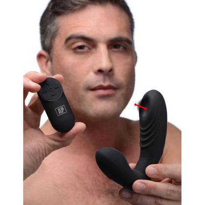 P-Thump Tapping Prostate Stimulator - Model 7x - Male Prostate Pleasure - Black - Adult Naughty Store