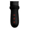 Introducing the Auto Pounder AP-8 Vibrating and Thrusting Dildo with Handle - Black: The Ultimate Pleasure Companion for Adventurous Souls - Adult Naughty Store