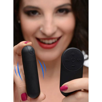 Bang Bullets Vibrating Bullet With Remote Control - Model BB-RC1 - Unisex Pleasure - Black - Adult Naughty Store